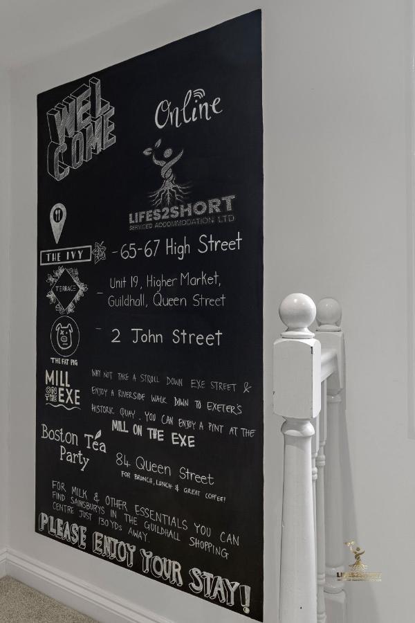 Luxe Courtyard Apartment For 4 Near Exeter City Centre Zewnętrze zdjęcie